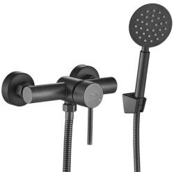 Laveo NOIA fali zuhanycsap zuhanyszettel, grafit (BNK_941D) - konyhanet