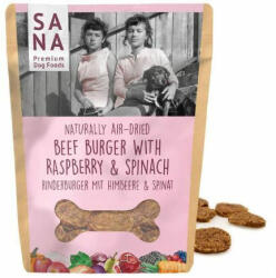 SANADOG SANAdog Beef burger with raspberry și with spinach 100 g