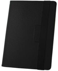 Tel1 Univerzális tablet tok, 10 col, oldalra nyíló bőrbevonatos támasztós, fekete, Orbi (101001orbi101)