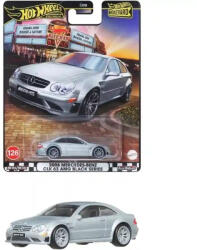 Mattel Hot Wheels Premium Boulevard 2008 Mercedes-Benz CLK 63 AMG Black Series kisautó (JBL07) - jatekbirodalom