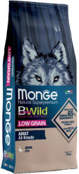 Monge BWild Adult Alacsony Gabonatartalmú Száraz Kutyatáp (Liba) - 12 kg