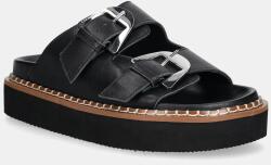 Coccinelle bőr papucs - fekete Női 37