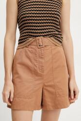 Weekend Max Mara vászonkeverék rövidnadrág - barna 38