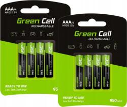 Green Cell 8x Akkumulátor AAA HR03 950 mAh GR11 (GR11) (GR11)