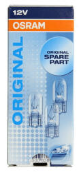 OSRAM Izzó 12V W3W (10db) - W2, 1x9, 5d talp (T10) - OSRAM