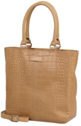 Burkely bézs / krokkómintás bőr női kézi / válltáska 1000856.29. 21