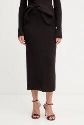 Twinset szoknya gyapjúkeverékből - barna S