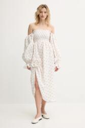 The Sleeper vászon ruha - fehér XL