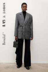 Answear. LAB Bonded by Answear. LAB & LOBOS blézer gyapjú keverékből - szürke XL