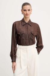 Luisa Spagnoli selyem ing - barna M - answear - 109 990 Ft