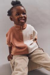 Liewood gyerek melegítőfelső pamutból Cassius Zip-up Sweatshirt - narancssárga 98-104