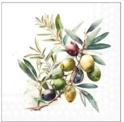 Ambiente Olive branch papírszalvéta 25x25cm, 20db-os