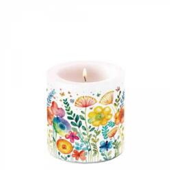 Ambiente Vibrant spring átvilágítós gyertya 8x7, 5cm