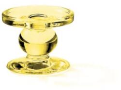 Ambiente Üveg gyertyatartó - sárga