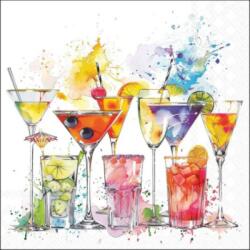 Ambiente Splashing drinks papírszalvéta 33x33cm, 20db-os