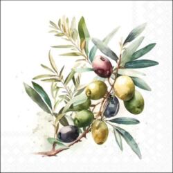 Ambiente Olive branch papírszalvéta 33x33cm, 20db-os