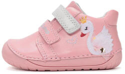 D.D.Step D. D. step Barefoot zárt cipő kislányoknak - hattyú mintával