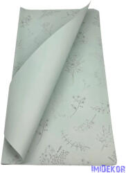  Fólia ív 57x56cm 20db/csomag Vegyes virágmintás - Zöld