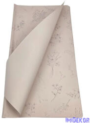  Fólia ív 57x56cm 20db/csomag Vegyes virágmintás - Drapp