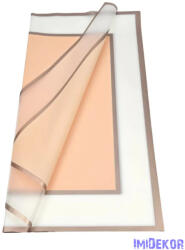  Fólia ív 58x58cm 20db/csomag Metál kerettel - Barack