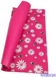  Fólia ív 57x56cm 20db/csomag Méhecske mintás - Pink