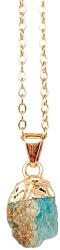 R. M. ékszer Önkifejezés amazonit nyers medál nyaklánccal 1-2cm (022384)
