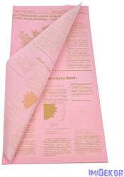  Fólia ív 58x58cm 20db/csomag Újságos - Rózsaszín