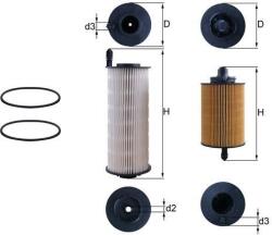 MAHLE Palivový filter MAHLE KX 646KIT (KX 646KIT)