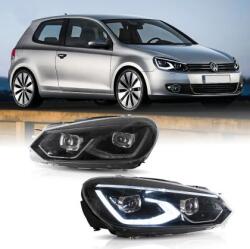 Carmart Тунинг led фарове за VW GOLF 6 (2008-2014) - черни