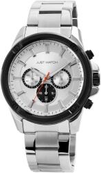 Just Watch Ceas barbatesc, Just Watch, bratara inox, cronograf, 48mm (JW20012-001) Ceas