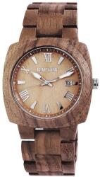 RAPTOR Ceas barbatesc, Raptor, carcasa lemn nuc, bratara lemn, maro deschis (RA20197-003) Ceas