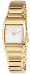 Obaku Ceas dama, Obaku, cadran alb, carcasa aurie, bratara inox auriu (V142LGISG) Ceas