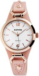 RAPTOR Ceas femei, Raptor, auriu, curea roz, cadran alb (RA10148-003) Ceas