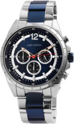 Just Watch Ceas barbatesc, Just Watch, cronograf, bratara bicolora inox (JW20010-002) Ceas