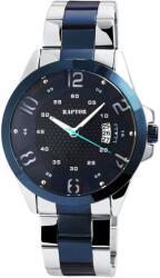 RAPTOR Ceas barbatesc, Raptor, cadran si carcasa bicolora, data, bratara inox bicolora (RA20229-004) Ceas