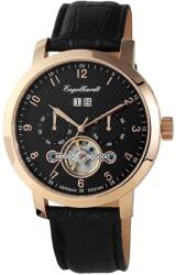 Engelhardt Ceas barbati, Engelhardt, automatic, carcasa aurie, curea piele neagra (388931029008) Ceas
