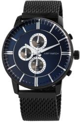 Just Watch Ceas barbatesc, Just Watch, cronograf, negru, bratara inox milaneza (JW20019-003) Ceas