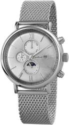 Engelhardt Ceas barbati, Engelhardt, automatic, carcasa si bratara milaneza argintie (387721528018) Ceas
