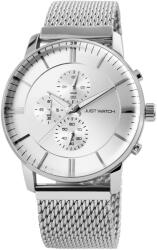 Just Watch Ceas barbatesc, Just Watch, cronograf, cadran argintiu, bratara milaneza inox (JW20019-001) Ceas