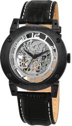 Carucci Ceas barbatesc, Carucci, automatic, skeleton, curea piele neagra (CA2207BK) Ceas