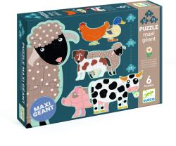DJECO Óriás Állatos Puzzle 72 db (DJ07112)