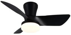 TRIO Randers fekete LED ventilátoros lámpa (TRI-R64412132) LED 1 izzós IP20 (R64412132)