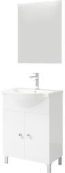 Savini Set mobilier baie pe pardoseală Savinidue Best 55 cm PAL alb (BEST55)