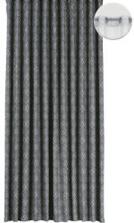 SoleVito Draperie cu inele Solevito Sesimbra jacquard gri 250x260 cm (10-341SESIM-8A-I011)