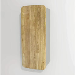 Devo Dulap baie suspendat 34x94 cm PAL gri deschis/stejar Devo Oval 1 ușă (OV-SW1DLE34-P34D01L10)