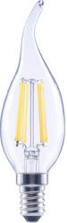 Flair Bec LED variabil Flair E14 5, 5W 806 lumeni, glob clar lumânare decorativă, lumină caldă (CL35 CLEAR_E14_5.5W_806LM_DIM_2700K)