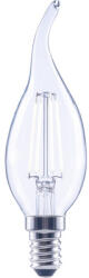 Flair Bec LED variabil Flair E14 2, 2W 250 lumeni, glob clar lumânare decorativă, lumină neutră (CL35 CLEAR_E14_2W_250LM_DIM_4000K_C)