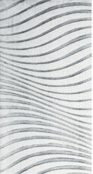 SoleVito Covor pufos Solevito Cutout Wave gri 80x150 cm (F04-03 SILVER 80X150 CM) Covor