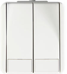 TEM Buton cu revenire TEM Fontana IP44, montaj aplicat, alb (TEM-SF51PW-U)