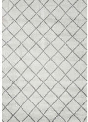 SoleVito Covor Shaggy Solevito romburi ivory 160x230 cm (AB03-21 IVORY-SILVER 160X230) Covor